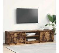 vidaXL Mueble para TV madera contrachapada roble ahumado 140x40x35,5cm