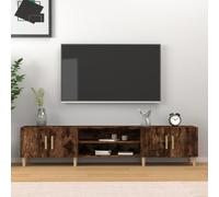 vidaXL Mueble para TV madera contrachapada roble ahumado 180x31,5x40cm