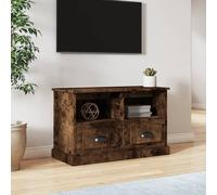 vidaXL Mueble para TV madera contrachapada roble ahumado 80x35x50 cm