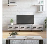 vidaXL Mueble para TV madera de ingeniería gris hormigón 150x36x30 cm