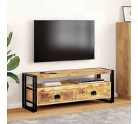 vidaXL Mueble para TV madera maciza de mango 120x35x45 cm