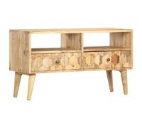 vidaXL Mueble para TV madera maciza de mango 90x30x50 cm