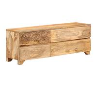 vidaXL Mueble para TV madera maciza de mango 110x30x40 cm