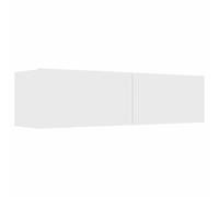 vidaXL Mueble para TV Salón Comedor Mesa Centro Televisión Televisor Equipo de Música Armario Bajo Almacenaje Soporte Contrachapada Blanco 120x30x30cm