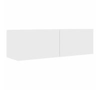 vidaXL Mueble para TV Salón Comedor Mesa Centro Televisión Televisor Equipo de Música Armario Bajo Almacenaje Soporte Contrachapada Blanco 100x30x30cm