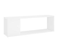 vidaXL Mueble para TV Soporte Mobiliario Aparador Armario Estante Salón Sala de Estar Dormitorio Decoración de Contrachapada Blanco 100x24x32 cm