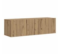 vidaXL Mueble TV de pared madera ingeniería roble artisan 100x30x30 cm