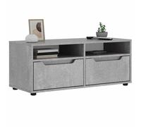 vidaXL Mueble TV VISNES gris hormigón 100x40x38 cm madera ingeniería