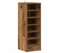 vidaXL Mueble Zapatero de aglomerado Madera Vieja 32x35x92 cm, Mueble Zapatero, Armario de Zapatos, estantería de Zapatos, Armario Zapatero