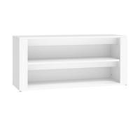 Banco zapatero Macarena 2 estantes blanco 45x100x35 cm White Universal