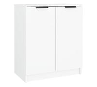 vidaXL Zapatero de madera contrachapada blanco 59x35x70 cm