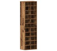 vidaXL Mueble zapatero madera de ingeniería 54×34×183 cm – Armario organizador de zapatos