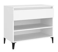 vidaXL Mueble Zapatero Madera contrachapada Blanco 70x36x60 cm