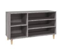 vidaXL Zapatero madera contrachapada gris Sonoma 102x36x60 cm