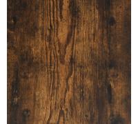 Vidaxl mueble zapatero madera contrachapada roble ahumado 54x34x183cm