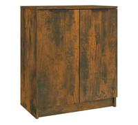 vidaXL Zapatero madera contrachapada roble ahumado 59x35x70 cm
