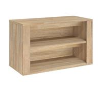 vidaXL Mueble zapatero madera contrachapada roble Sonoma 75x35x45 cm