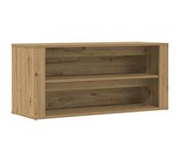 vidaXL Mueble Zapatero Madera de ingeniería Roble Artisan 100x35x45 cm, Banco Zapatero, Asiento de Banco de Pasillo, Asiento de Pasillo