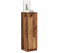 vidaXL Mueble zapatero madera ingeniería 29,5x35x100,5cm en color Roble artisan/Madera antigua | almacenamiento funcional diseño moderno para baño dormitorio sala