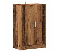 vidaXL Mueble zapatero madera ingeniería envejecida 60x35x92 cm