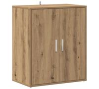vidaXL Mueble Zapatero Madera ingeniería Roble Artisan 60x35x70 cm, Armario de Zapatos, Estantería de Zapatos