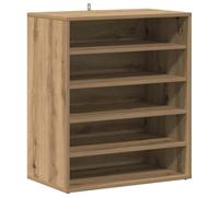 vidaXL Mueble Zapatero Madera ingeniería Roble Artisan 60x35x70 cm, Mueble Zapatero, Armario de Zapatos, estantería de Zapatos, Armario Zapatero