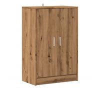 vidaXL Mueble zapatero Madera ingeniería Roble Artisan 60x35x92 cm