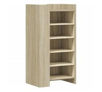 vidaXL Mueble zapatero madera ingeniería roble Sonoma 52x37,5x100 cm