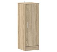 vidaXL Mueble zapatero organizador – Contrachapada Roble Sonoma 32x35x92 cm