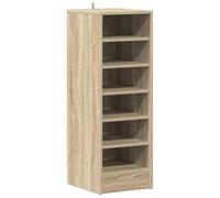 vidaXL Mueble Zapatero Organizador de Zapatos Armario Pasillo Almacenaje Taburete Puf Caja Banco Estantería de Contrachapada Roble Sonoma 31,5x35x90cm