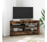 vidaXL MuebledeTVdeesquina 102 x 40,5 x 45 cm Roble ahumado