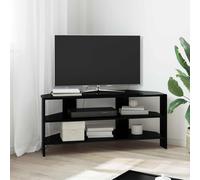 vidaXL MuebledeTVdeesquina 102x40,5x45cm Negro Madera de ingeniería