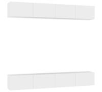 vidaXL Muebles de salón 4 piezas 100x30x30 cm, Mueble de Salon, Mueble TV, Mueble TV salon, Mesa de TV, Mueble tele