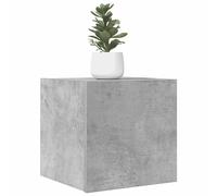 vidaXL Muebles de salón de pared 2 uds gris hormigón 30,5x30x30 cm