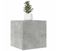 vidaXL: 4 armarios de pared para televisión, color gris cemento, 30,5 x 30 x 30 cm