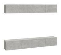 vidaXL Muebles de TV 4 piezas 100x30x30 cm, Mueble de Salon, Mueble TV, Mueble TV salon, Mesa de TV, Mueble tele