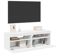 vidaXL Muebles de TV con luces LED 2 uds blanco 60x35x40 cm