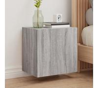 vidaXL Muebles de TV de pared 2 uds madera gris Sonoma 40,5x30x40 cm