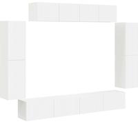 vidaXL: Muebles para televisión, 8 unidades, color blanco