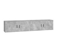 vidaXL Muebles para TV de pared 2 uds 100x34,5x40 cm, Mueble de Salon, Mueble TV, Mueble TV salon, Mesa de TV, Mueble tele