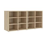 vidaXL Zapateros 2 uds color roble Sonoma 52,5x30x50 cm