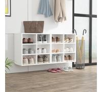 vidaXL Muebles zapatero 2 unidades blanco 52,5x30x50 cm