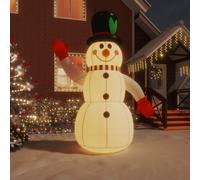 vidaXL Muñeco de nieve inflable con LEDs 300 cm