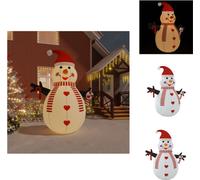 vidaXL Muñeco de nieve inflable con luces LED, 300 cm - Iluminación navideña
