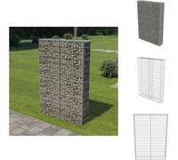 vidaXL Muro de gaviones con cubierta, acero galvanizado, 100x20x150 cm - Paneles de valla