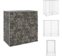 vidaXL Muro de gaviones con cubierta, acero galvanizado, 100x60x100 cm - Paneles de valla