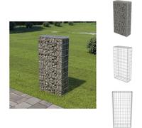 vidaXL Muro de gaviones con cubierta, acero galvanizado, 50x20x100 cm - Paneles de valla