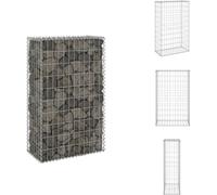 vidaXL Muro de gaviones con cubierta, acero galvanizado, 60x30x100 cm - Paneles de valla