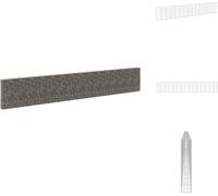 vidaXL Muro de gaviones con cubierta, acero galvanizado, 900x30x150 cm - Paneles de valla