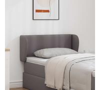 vidaXL Oreja de cabecero Gris Tenue 40 x 23 x 6 cm PVC